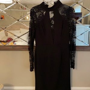 Lulu’s, long sleeve, black dress, never worn